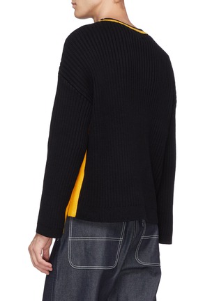  - CHARLIE MAY X ACHILLES ION GABRIEL - Stripe outseam rib knit unisex sweater