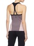 Back View - Click To Enlarge - 10421 - 'Marocco' colourblock racerback performance tank top