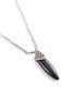 Figure View - Click To Enlarge - JOHN HARDY - 'Legends Naga' obsidian silver pendant necklace