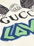  - GUCCI - 'Loved' slogan logo tiger print raglan T-shirt
