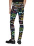 Back View - Click To Enlarge - GUCCI - Mix logo print skinny jeans