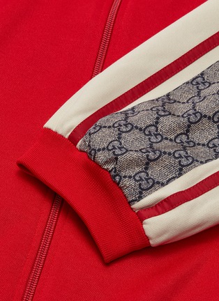  - GUCCI - GG logo stripe sleeve colourblock track jacket