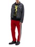 Figure View - Click To Enlarge - GUCCI - GG logo panel outseam jogging pants