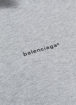  - BALENCIAGA - Logo print hoodie
