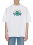 Main View - Click To Enlarge - BALENCIAGA - 'We Love World' slogan graphic print T-shirt