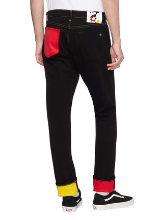  - RAG & BONE - x Disney Mickey Mouse colourblock unisex jeans