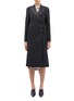 Main View - Click To Enlarge - VICTORIA BECKHAM - Peaked lapel double breasted oversized tuxedo coat