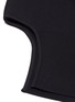 Detail View - Click To Enlarge - VICTORIA BECKHAM - Curved hem knit sleeveless dress