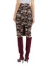 Back View - Click To Enlarge - VICTORIA BECKHAM - Camouflage jacquard knit skirt