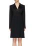 Main View - Click To Enlarge - VICTORIA BECKHAM - Virgin wool-mohair tuxedo dress