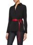Figure View - Click To Enlarge - VICTORIA BECKHAM - Thin tag leather belt