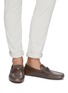 Figure View - Click To Enlarge - TOD’S - 'Double T Gommino' leather driving shoes