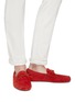 Figure View - Click To Enlarge - TOD’S - 'Gommino' tie suede driving shoes
