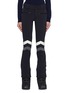 Main View - Click To Enlarge - PERFECT MOMENT - 'Aurora II' quilted chevron stripe flared ski pants