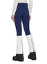 Back View - Click To Enlarge - PERFECT MOMENT - 'Aurora II' quilted chevron stripe flared ski pants