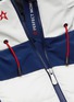  - PERFECT MOMENT - 'Polar' detachable hood colourblock puffer ski jacket