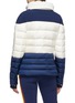 Back View - Click To Enlarge - PERFECT MOMENT - 'Polar' detachable hood colourblock puffer ski jacket