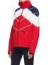 Detail View - Click To Enlarge - PERFECT MOMENT - 'Chamonix' detachable hood colourblock PrimaLoft® ski down jacket