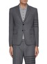 Main View - Click To Enlarge - THOM BROWNE  - Four bar tailored twill blazer
