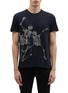Main View - Click To Enlarge - ALEXANDER MCQUEEN - Jumping skeleton print T-shirt