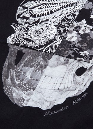  - ALEXANDER MCQUEEN - Patchwork skull print T-shirt