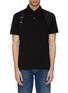 Main View - Click To Enlarge - ALEXANDER MCQUEEN - Harness panel polo shirt