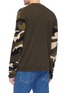 Back View - Click To Enlarge - VALENTINO GARAVANI - 'Valentino Tower' camouflage print virgin wool sweater