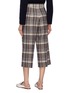 Back View - Click To Enlarge - COMME MOI - Tartan plaid herringbone culottes
