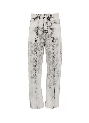 Main View - Click To Enlarge - TRE BY NATALIE RATABESI - 'Fiona' Split cuff bleached jeans