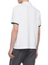 Back View - Click To Enlarge - JAMES PERSE - Contrast cuff polo shirt