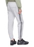 Back View - Click To Enlarge - THE UPSIDE - 'New Track City' zip cuff stripe outseam jogging pants