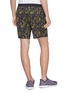 Back View - Click To Enlarge - THE UPSIDE - 'Ikat Ultra Trainer' camouflage print track shorts