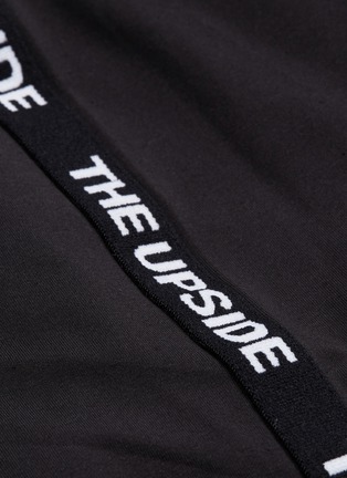  - THE UPSIDE - Logo stripe long sleeve performance top
