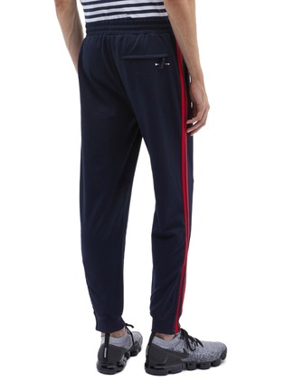 Back View - Click To Enlarge - THE UPSIDE - 'New Track City' stripe outseam jogging pants