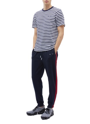 Figure View - Click To Enlarge - THE UPSIDE - 'New Track City' stripe outseam jogging pants