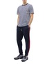 Figure View - Click To Enlarge - THE UPSIDE - 'New Track City' stripe outseam jogging pants