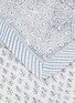 Detail View - Click To Enlarge - MALABAR BABY - Fort reversible quilt – Blue