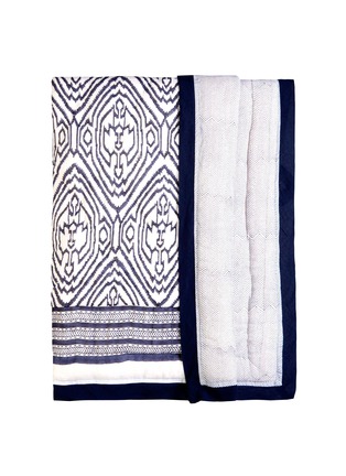 Main View - Click To Enlarge - MALABAR BABY - Southside reversible quilt – Blue
