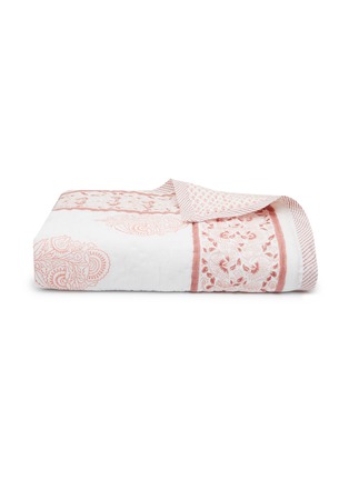 Main View - Click To Enlarge - MALABAR BABY - Pink city reversible twin size quilt