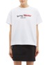 Main View - Click To Enlarge - SACAI - 'Spring Winter' slogan logo print zip outseam T-shirt