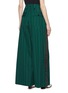 Back View - Click To Enlarge - SACAI - Contrast outseam pinstripe wide leg pants