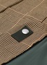  - SACAI - Houndstooth check plaid panel bomber jacket