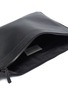 Detail View - Click To Enlarge - MAISON MARGIELA - PVC panel leather pouch