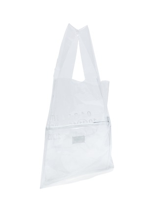 Detail View - Click To Enlarge - MAISON MARGIELA - PVC shopper tote bag