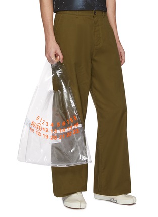 Figure View - Click To Enlarge - MAISON MARGIELA - PVC shopper tote bag