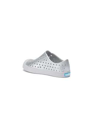 Figure View - Click To Enlarge - NATIVE  - 'Jefferson Metallic' perforated toddler slip-on sneakers