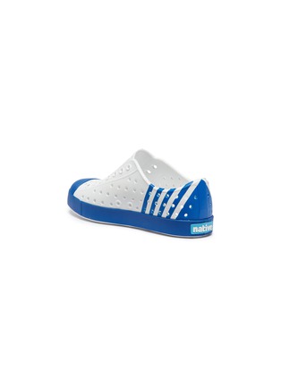 Figure View - Click To Enlarge - NATIVE  - 'Jefferson Block' perforated toddler slip-on sneakers