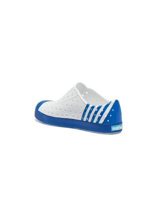 Figure View - Click To Enlarge - NATIVE  - 'Jefferson Block' perforated kids slip-on sneakers