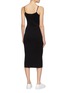 Back View - Click To Enlarge - JAMES PERSE - Mix knit dress