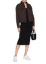 Figure View - Click To Enlarge - JAMES PERSE - Mix knit dress